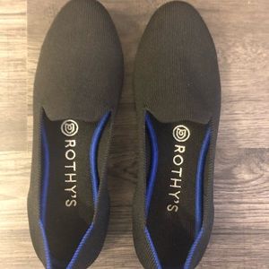Rothy’s black loafers in size 6.5
